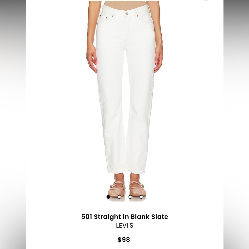 LEVI’s 501 Straight Leg Jeans
